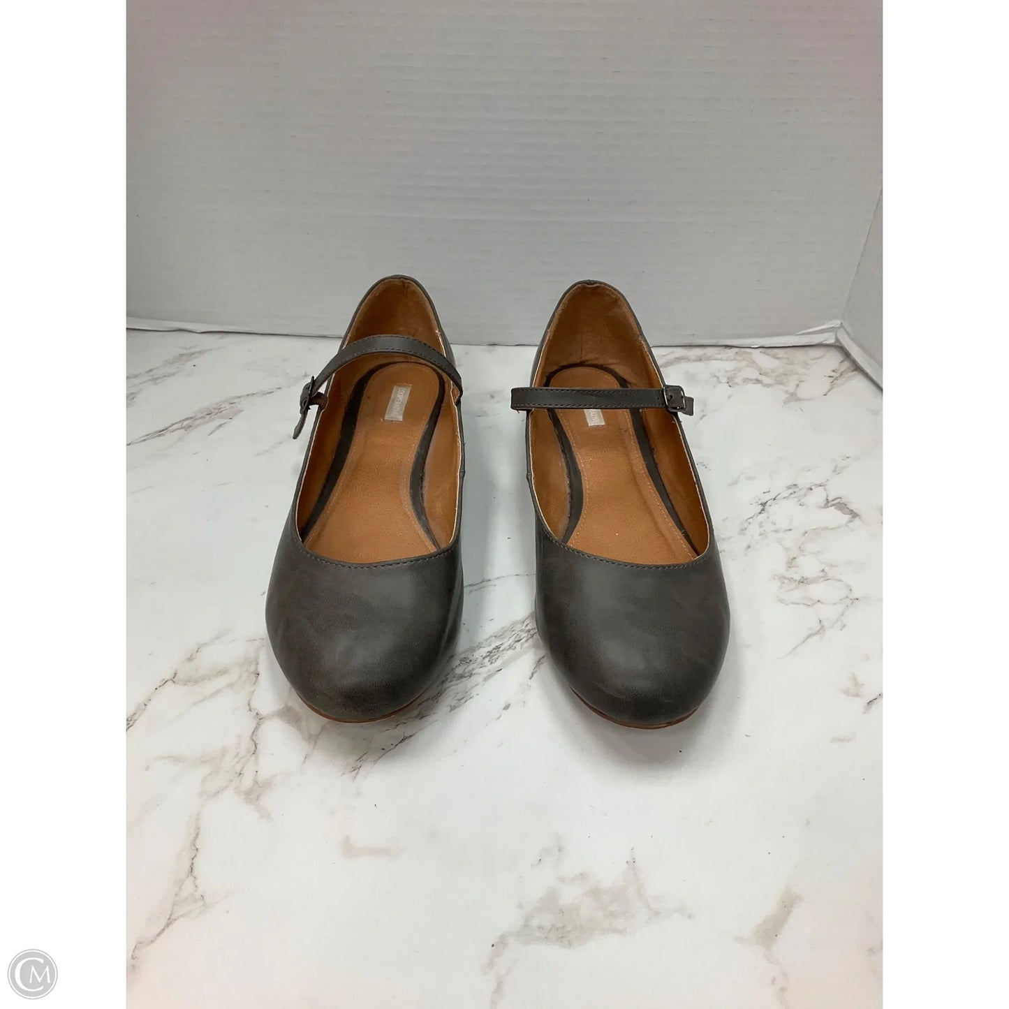 Shoes Flats By Cooperative In Grey, Size: 9
