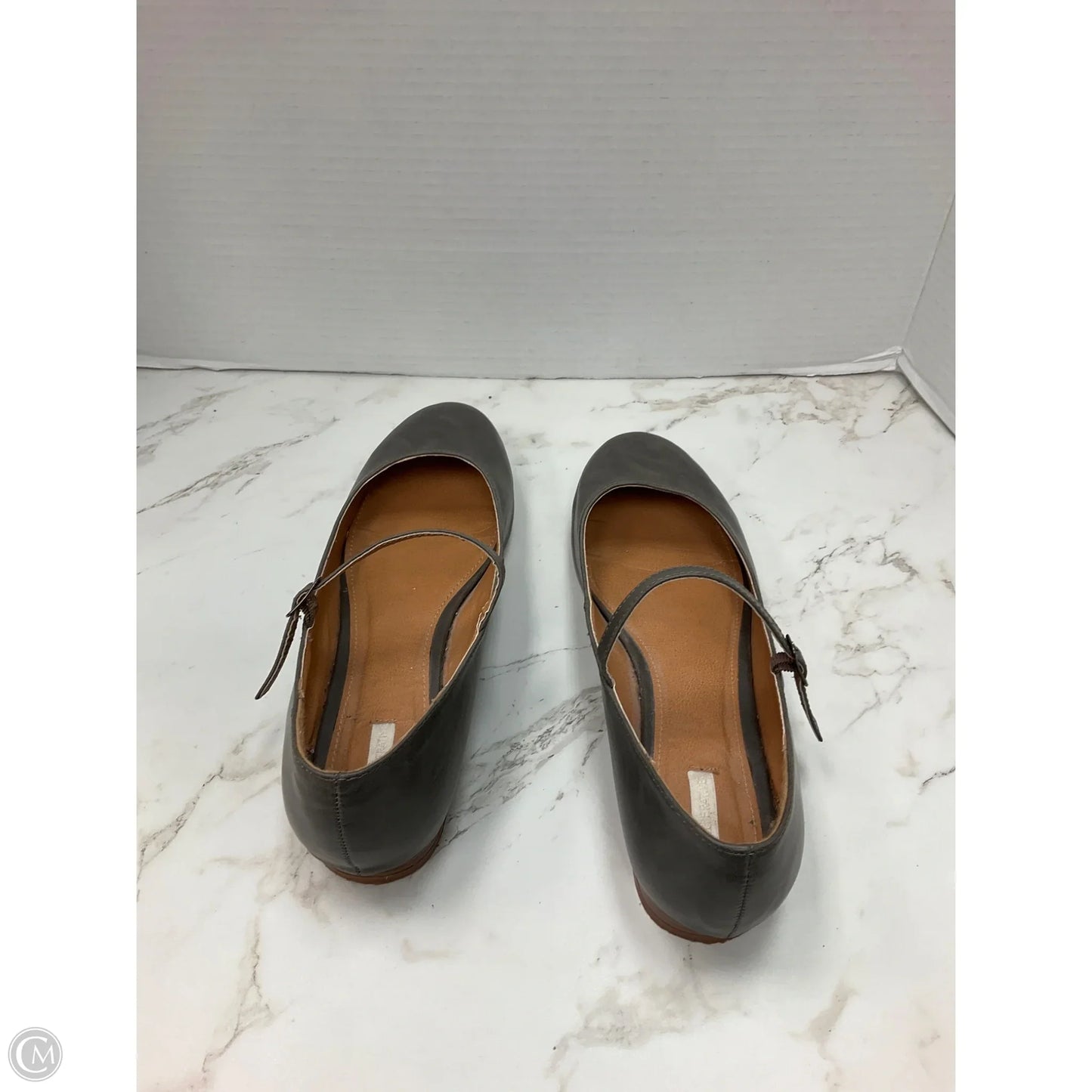 Shoes Flats By Cooperative In Grey, Size: 9