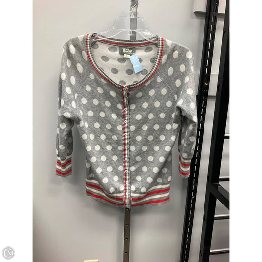 Cardigan By Clothes Mentor In Polkadot Pattern, Size: L