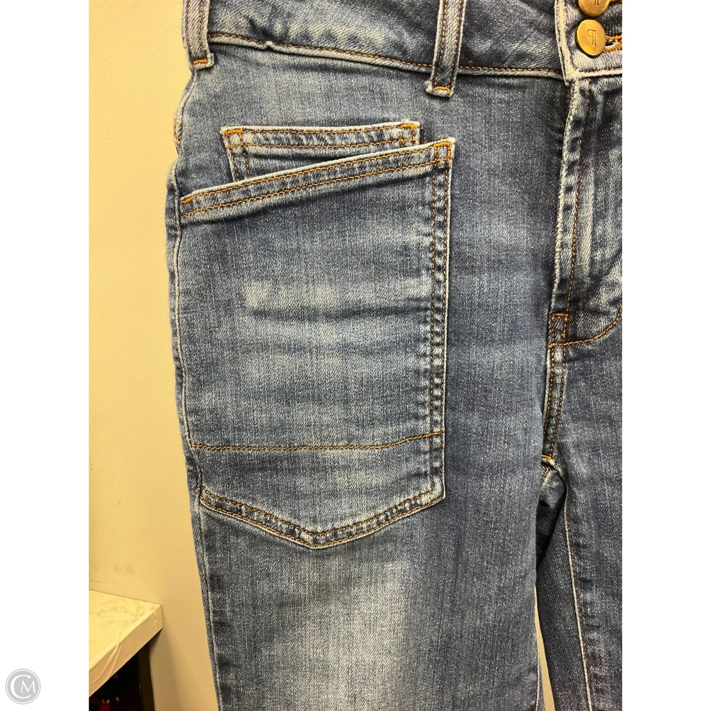 Jeans Boyfriend By Pilcro In Blue Denim, Size: 2