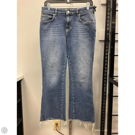 Jeans Wide Leg By Free People In Blue Denim, Size: 6