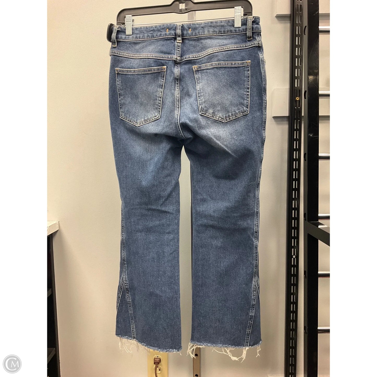 Jeans Wide Leg By Free People In Blue Denim, Size: 6