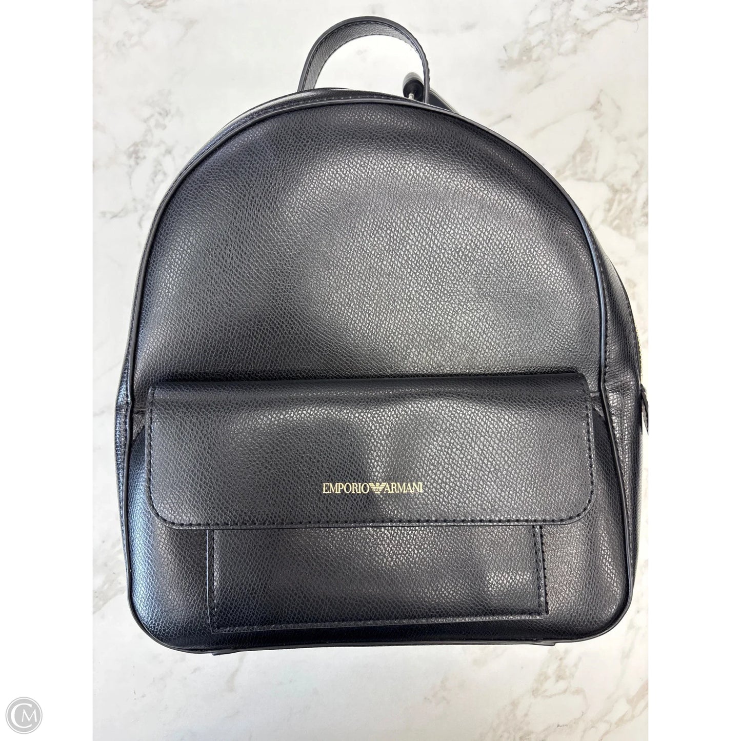 Backpack By Emporio Armani, Size: Medium