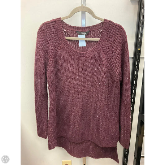 Sweater By Simply Vera In Maroon, Size: L