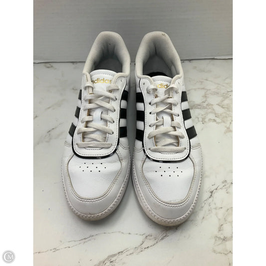 Shoes Athletic By Adidas In White, Size: 8
