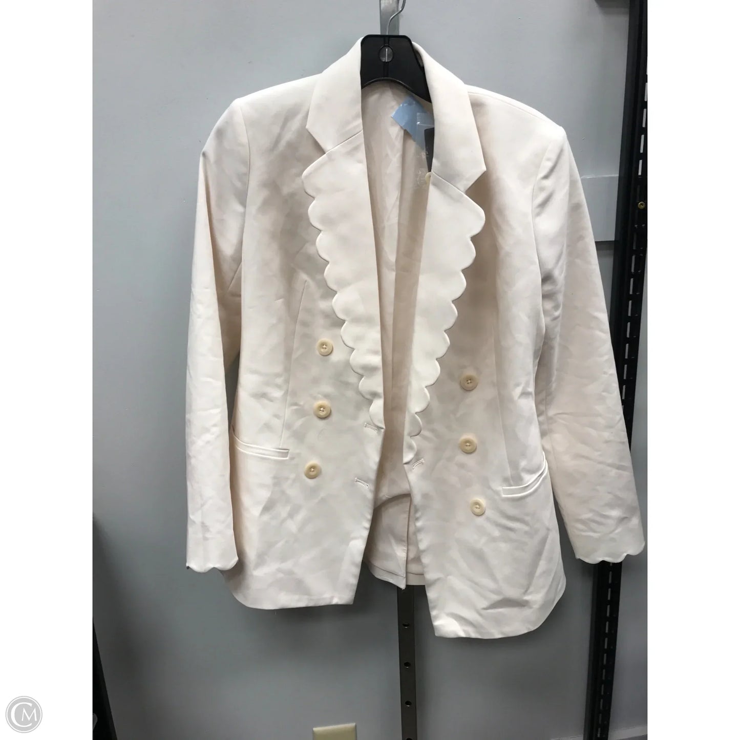 Blazer By Express In Cream, Size: S
