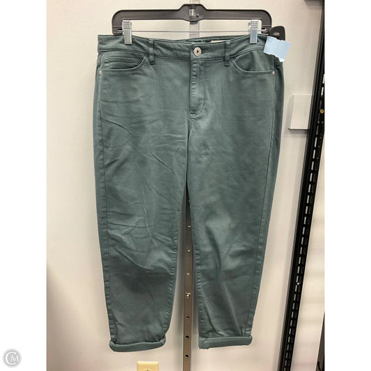 Jeans Straight By J. Jill In Green, Size: 12p