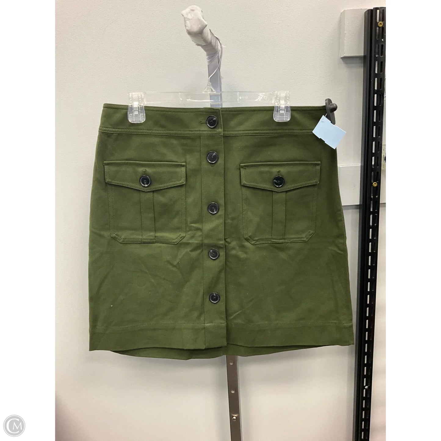 Skirt Mini & Short By Ann Taylor In Green, Size: 10