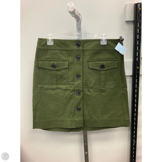 Skirt Mini & Short By Ann Taylor In Green, Size: 10
