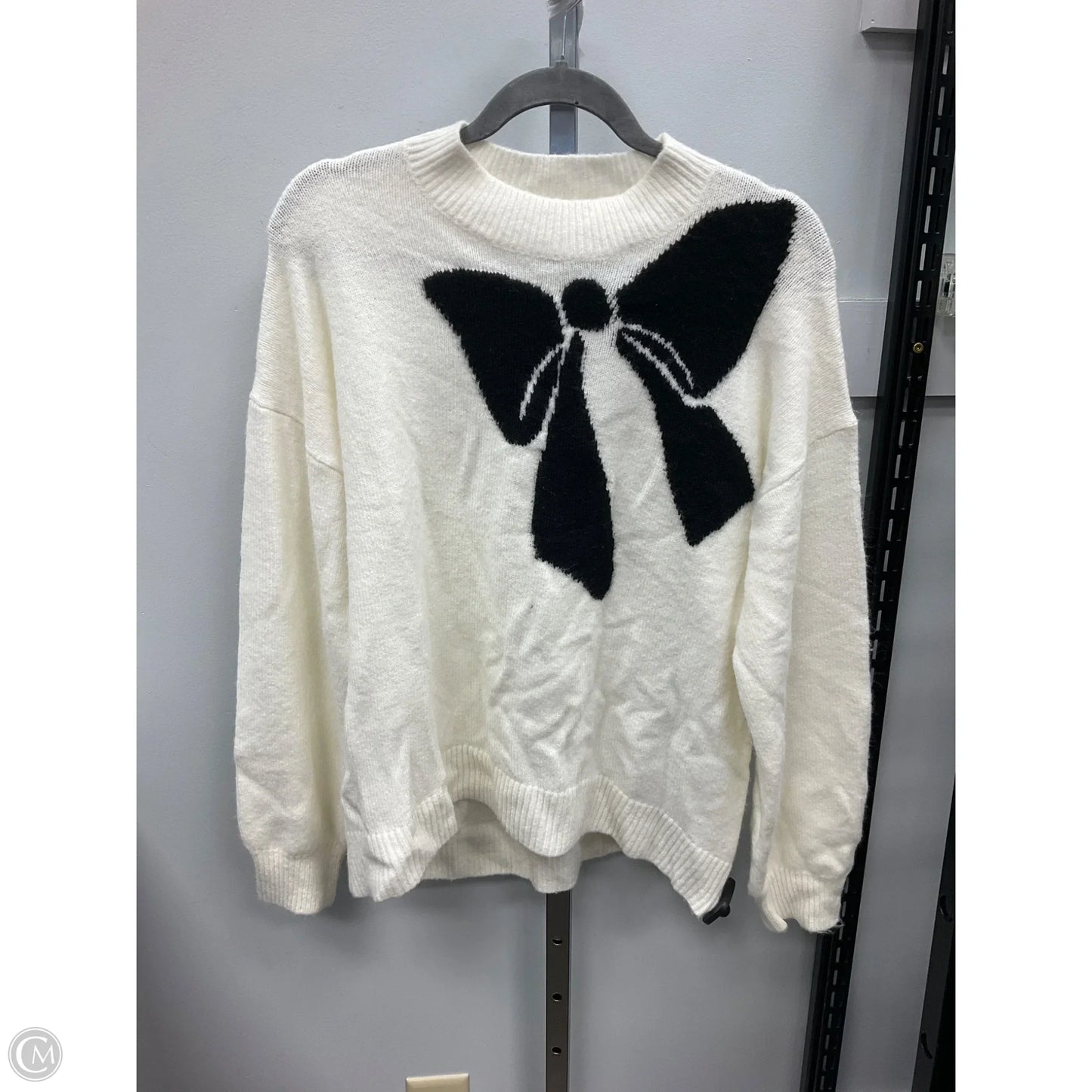 Sweater By Loft In Cream, Size: L