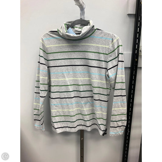 Top Long Sleeve Basic By Talbots In Striped Pattern, Size: Lp