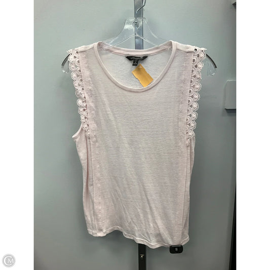 Top Sleeveless By Banana Republic In Pink, Size: Sp