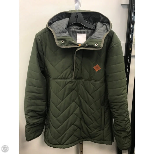 Jacket Puffer & Quilted By Clothes Mentor In Green, Size: M