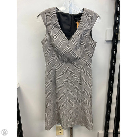 Dress Casual Short By White House Black Market In Black & Cream, Size: 6p