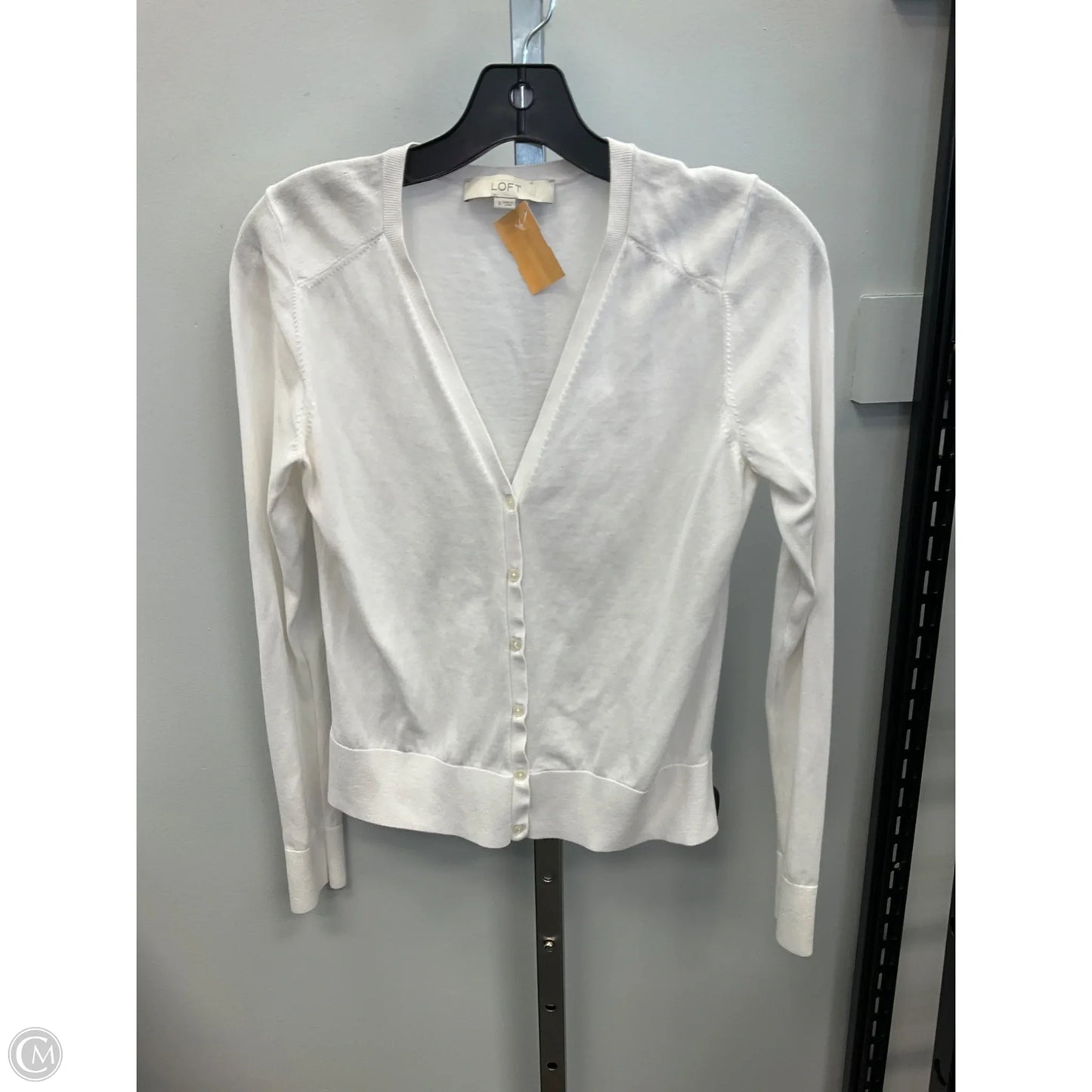 Cardigan By Loft In White, Size: S