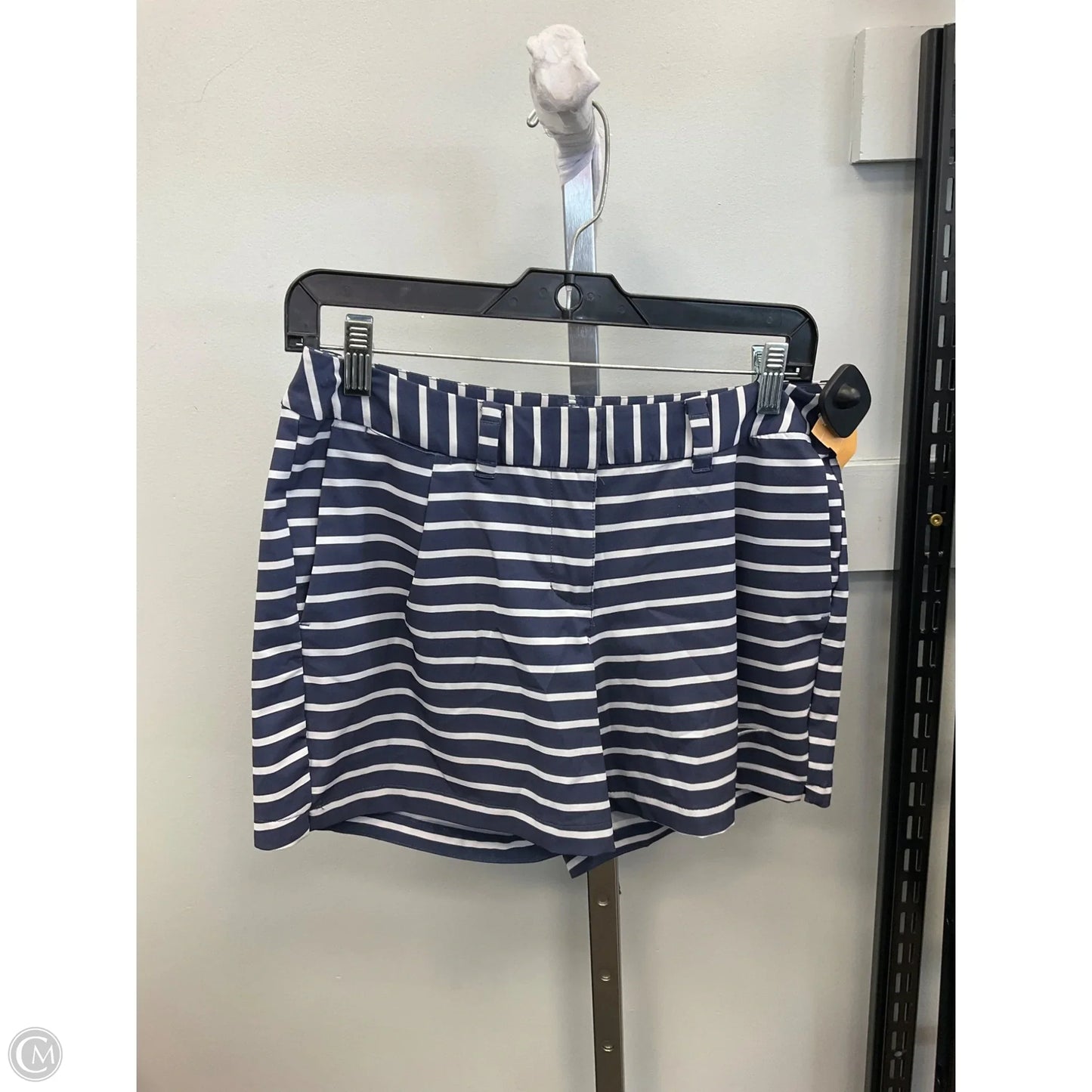 Athletic Shorts By Nike Apparel In Blue & Cream, Size: 4