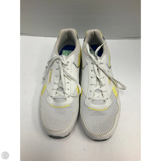 Shoes Athletic By Reebok In White, Size: 9.5