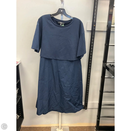 Dress Designer By Max Mara In Blue, Size: L