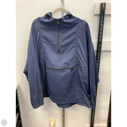 Athletic Top Long Sleeve Collar By L.l. Bean In Navy, Size: 3x