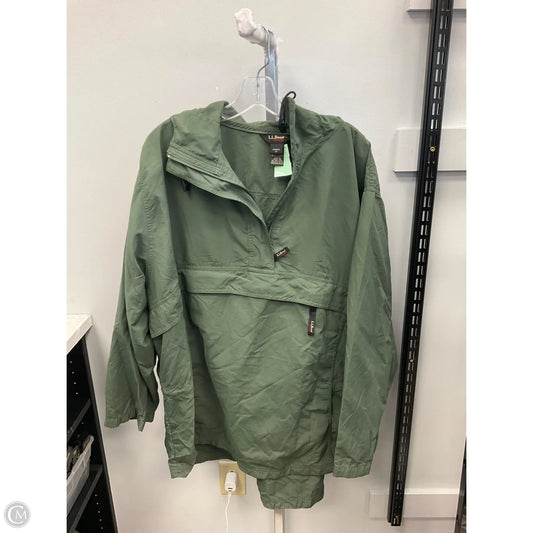 Athletic Top Long Sleeve Collar By L.l. Bean In Green, Size: 3x