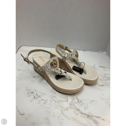 Shoes Designer By Michael Kors In Cream, Size: 6