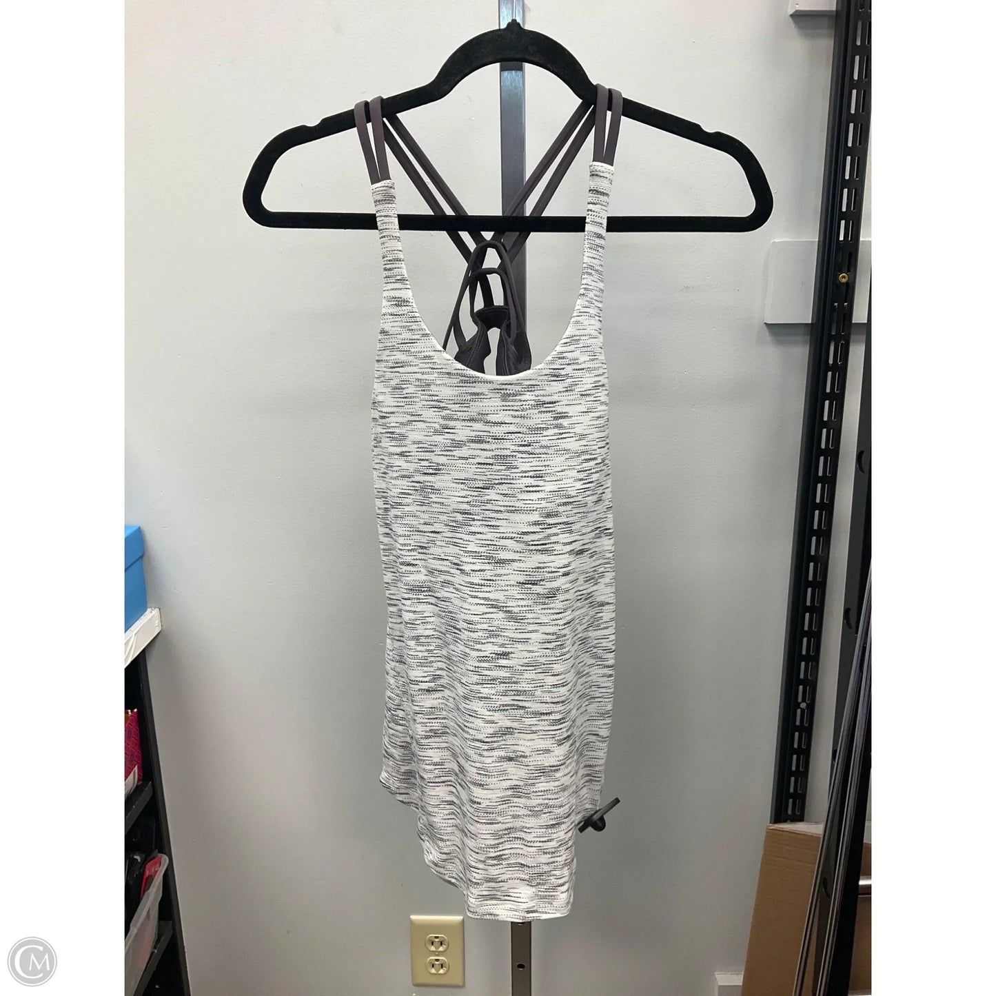 Athletic Tank Top By Lululemon In Grey, Size: 6