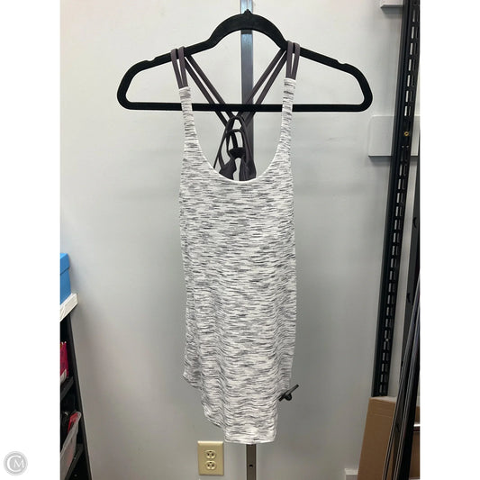 Athletic Tank Top By Lululemon In Grey, Size: 6