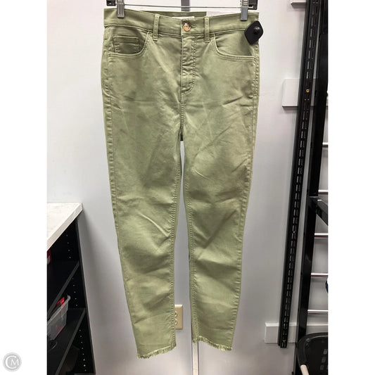 Jeans Straight By Loft In Green, Size: 4