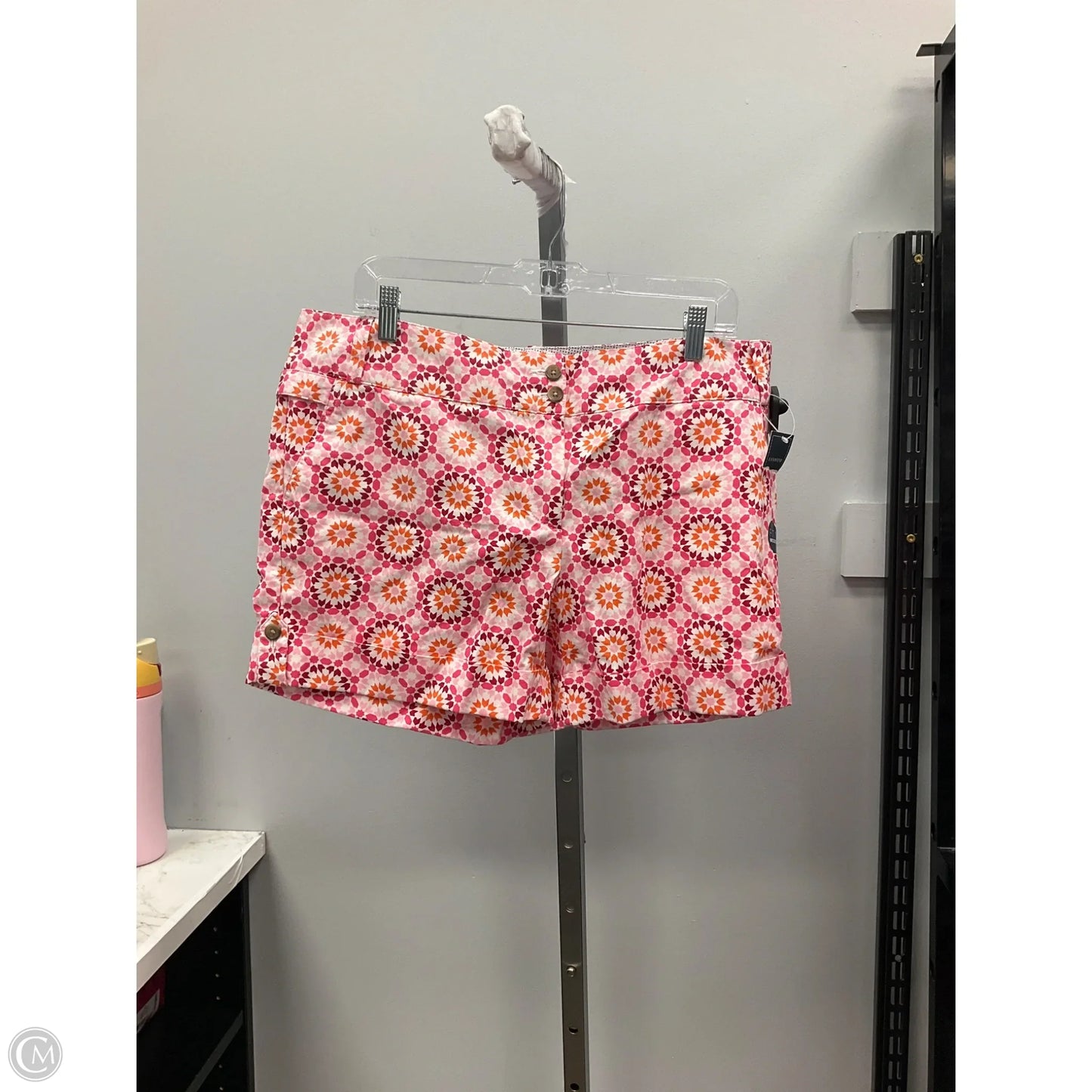 Shorts By Lands End In Pink & White, Size: 14