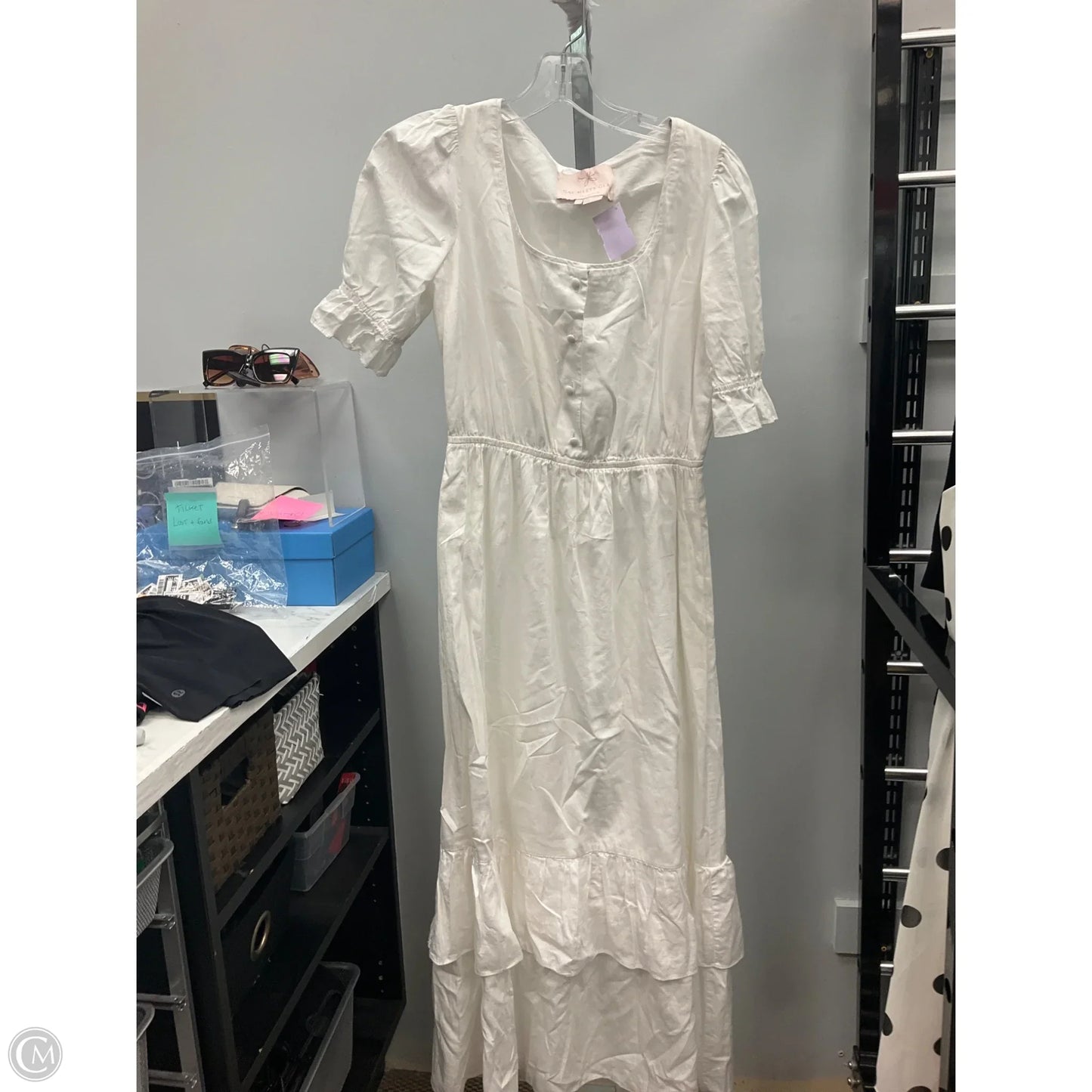 Dress Casual Midi By Gal Meets Glam In White, Size: 2