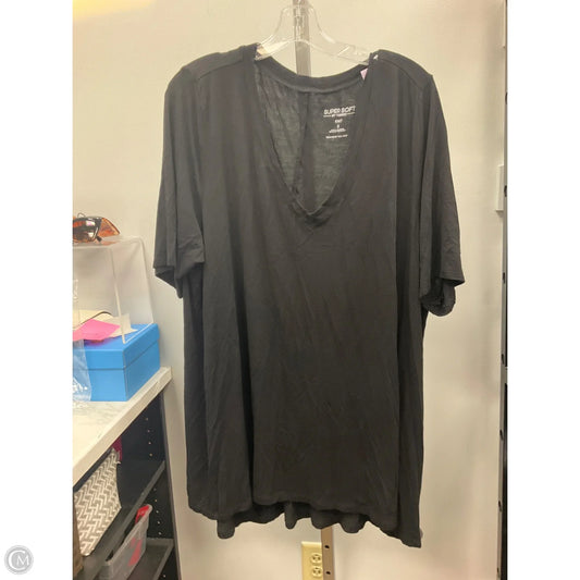Top Short Sleeve Basic By Torrid In Black, Size: 3x