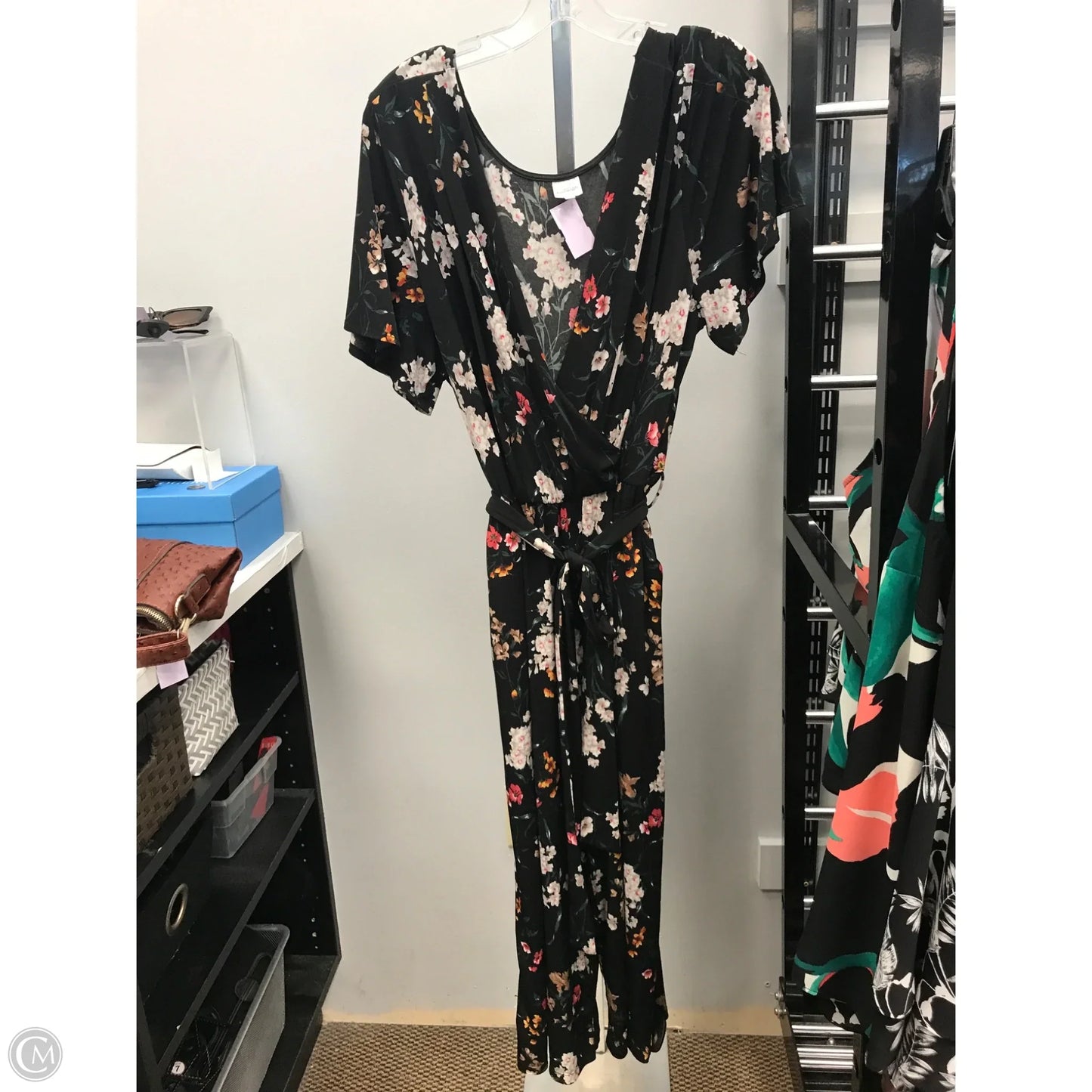 Jumpsuit By Kaileigh In Floral Print, Size: 1x