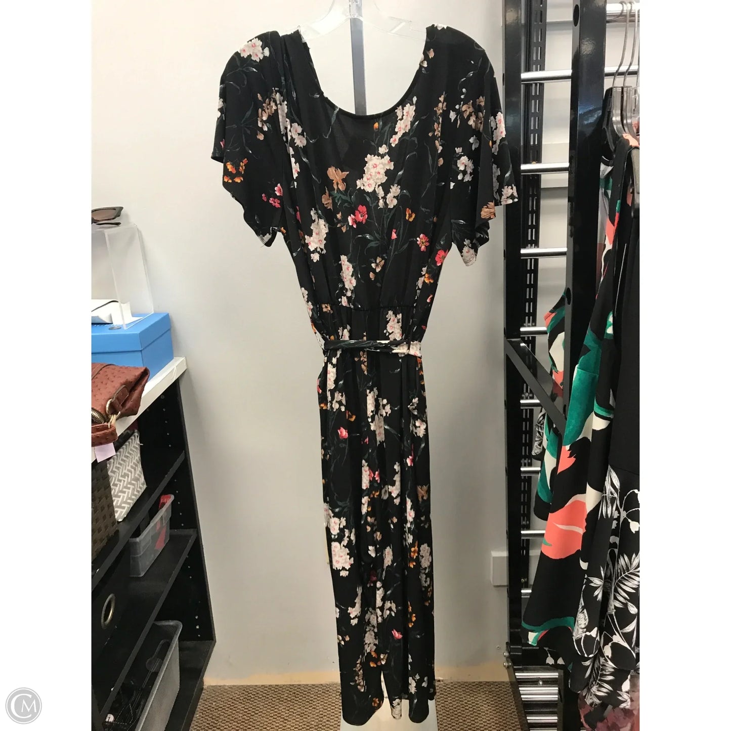 Jumpsuit By Kaileigh In Floral Print, Size: 1x