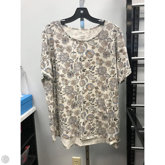 Top Short Sleeve Basic By Pure Jill In Multi-colored, Size: Xl