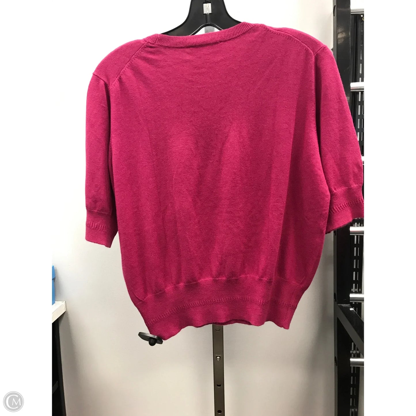 Top Short Sleeve By Ann Taylor In Red, Size: M
