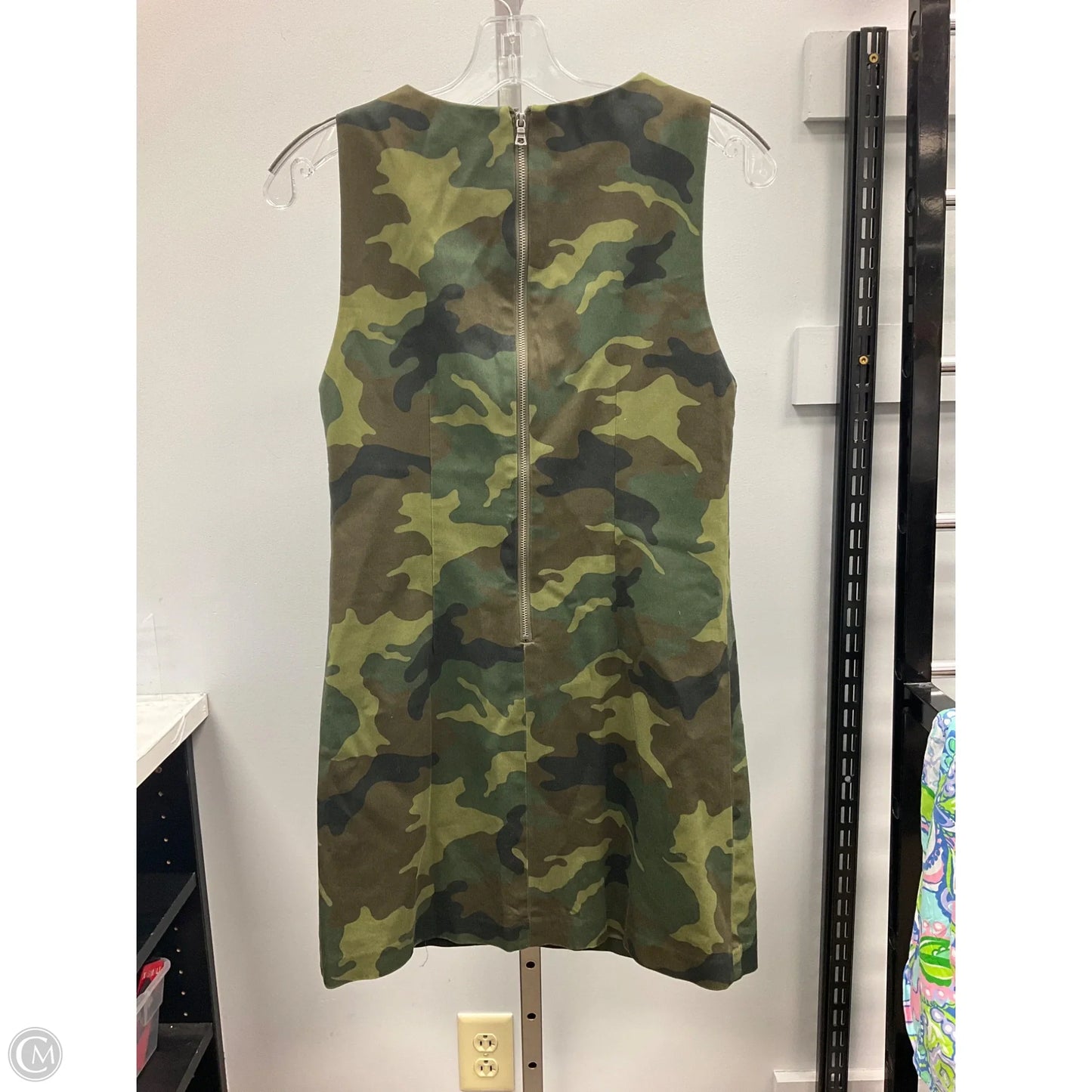 Dress Designer By Alice + Olivia In Camouflage Print, Size: 0