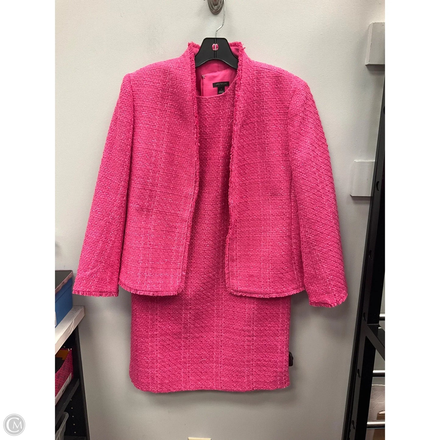 Dress Suit 2pc By Ann Taylor In Pink, Size: 6
