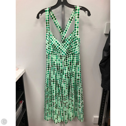 Dress Casual Midi By Calvin Klein In Polkadot Pattern, Size: 12