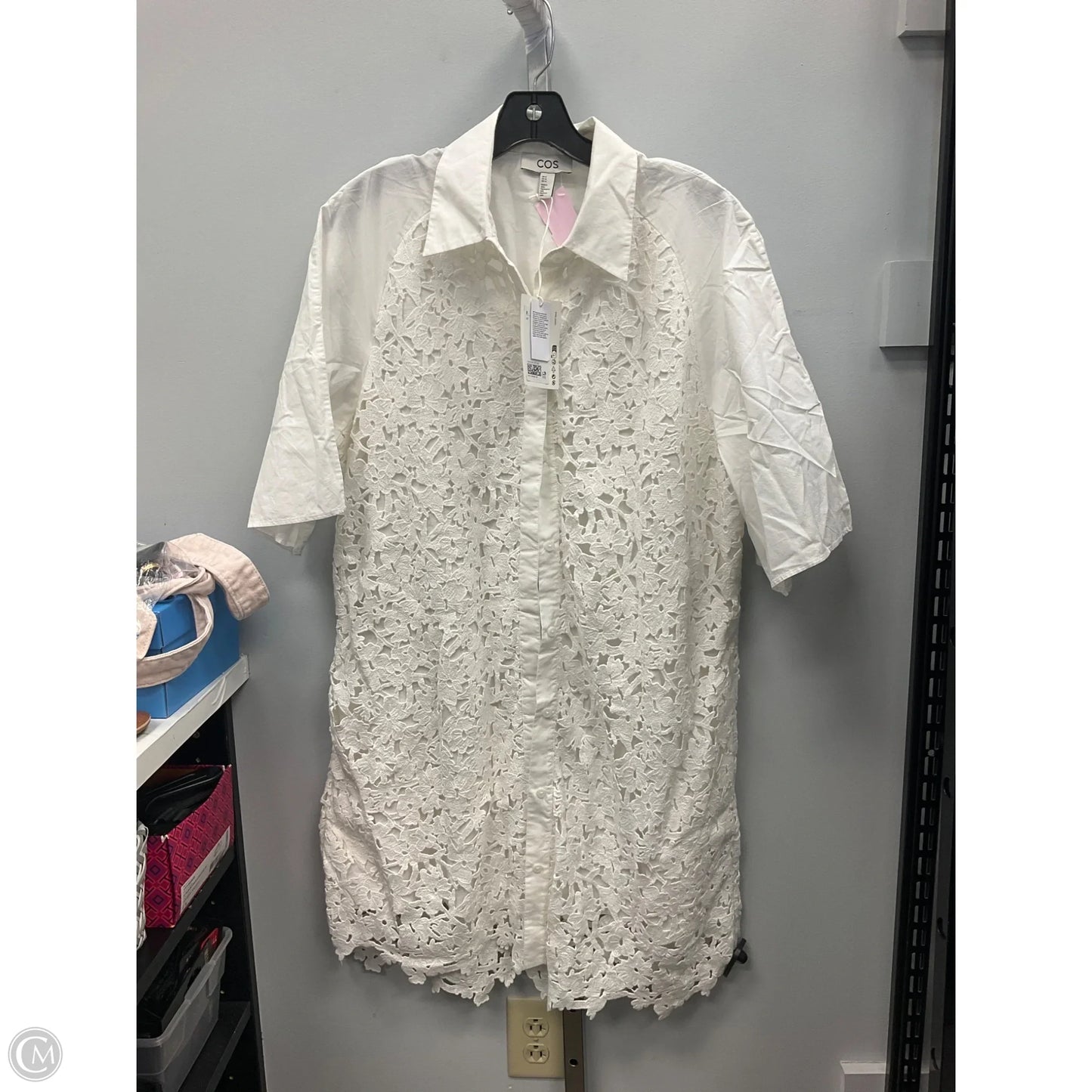 Dress Casual Midi By Cos In Cream, Size: 14