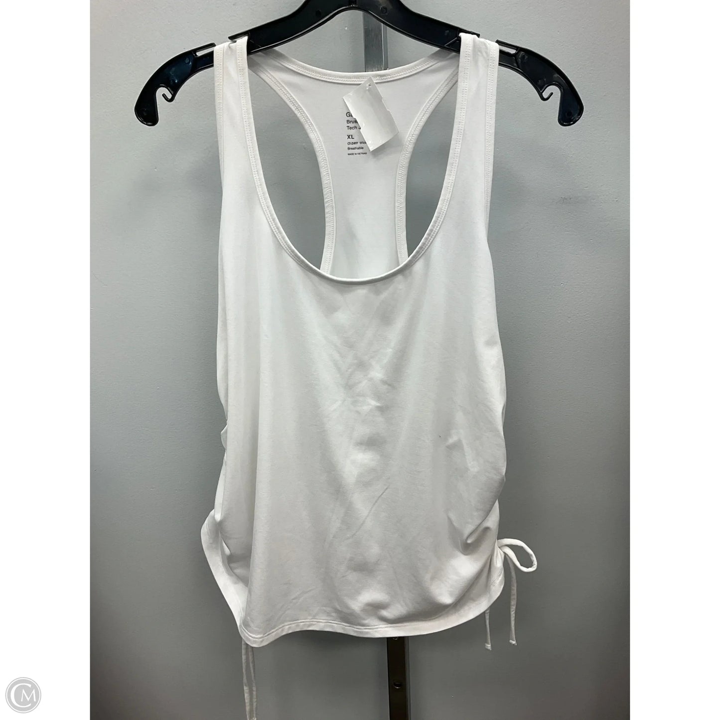Athletic Tank Top By Gapfit In White, Size: Xl