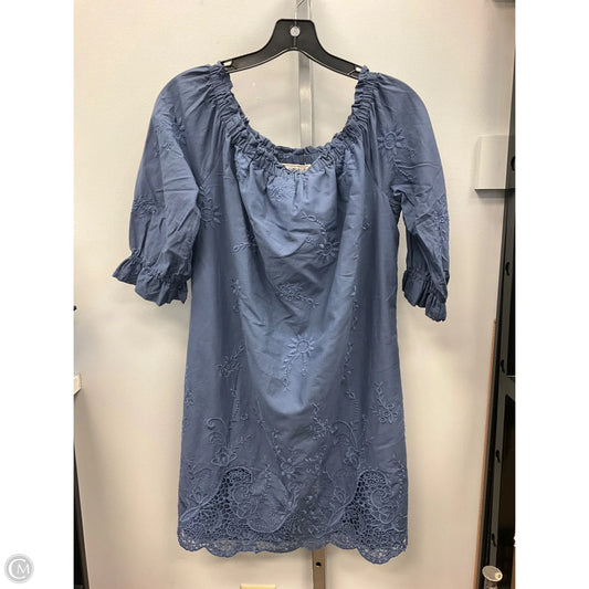 Dress Casual Short By Abercrombie And Fitch In Blue, Size: M