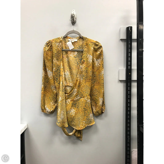 Top Long Sleeve By Loft In Floral Print, Size: S