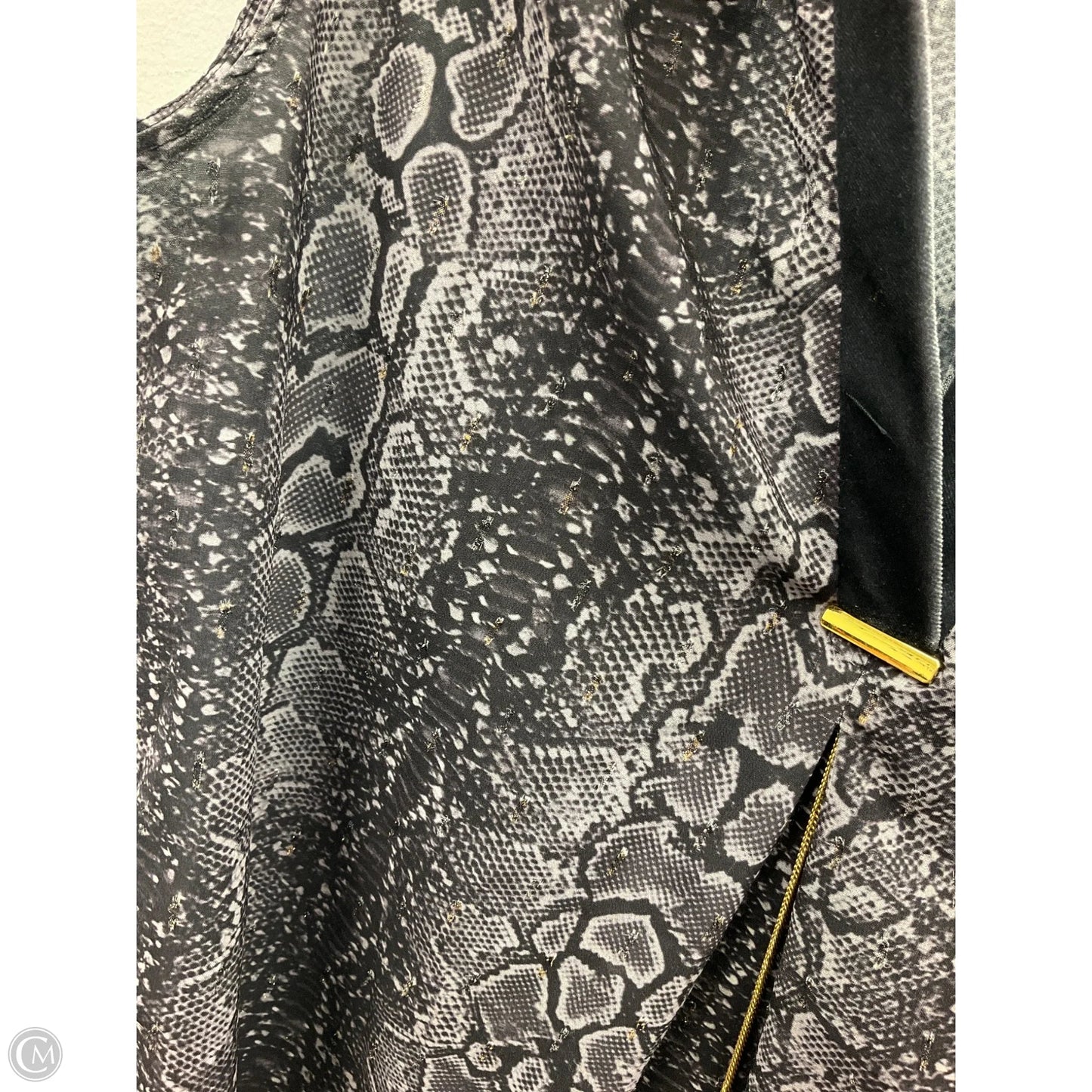 Top Sleeveless By Tahari In Animal Print, Size: S