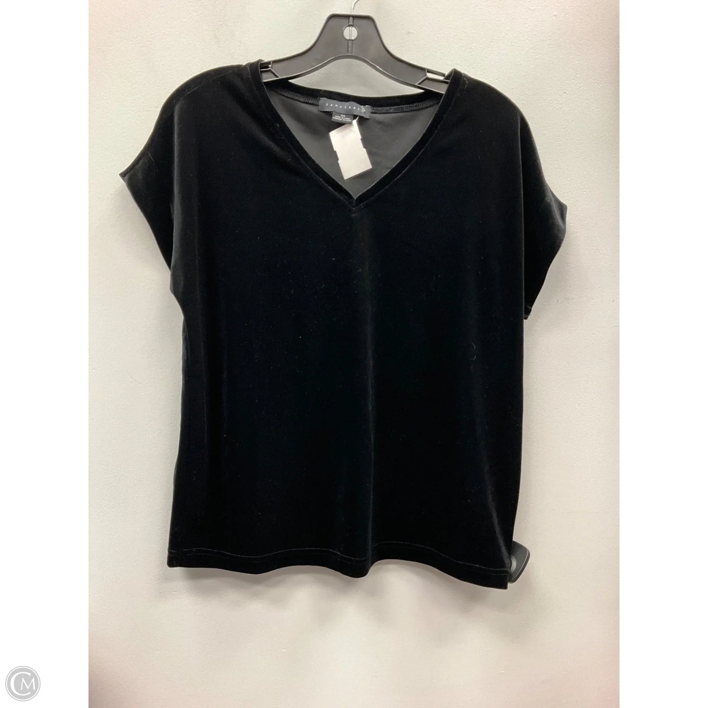 Top Short Sleeve By Sanctuary In Black, Size: Xs