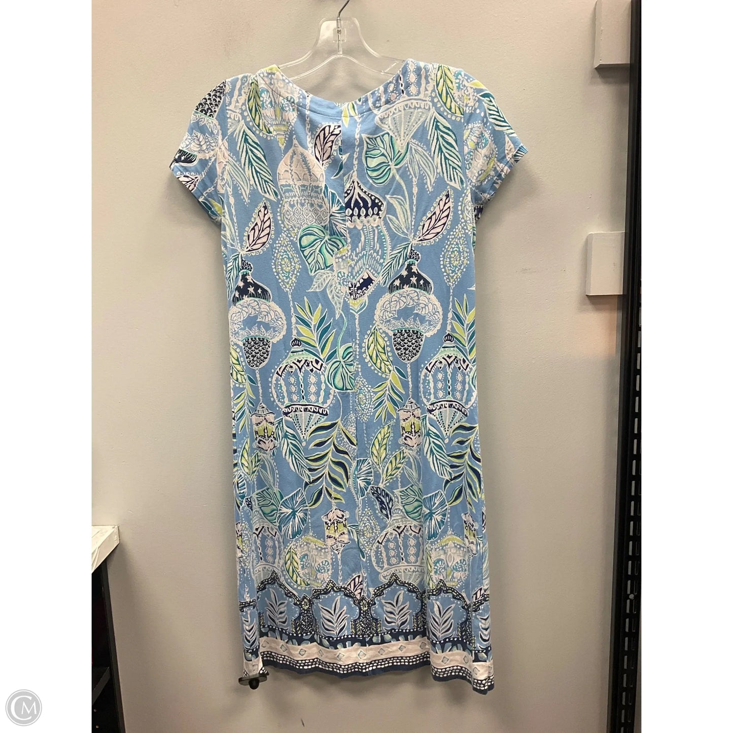 Dress Designer By Lilly Pulitzer In Blue & White, Size: S