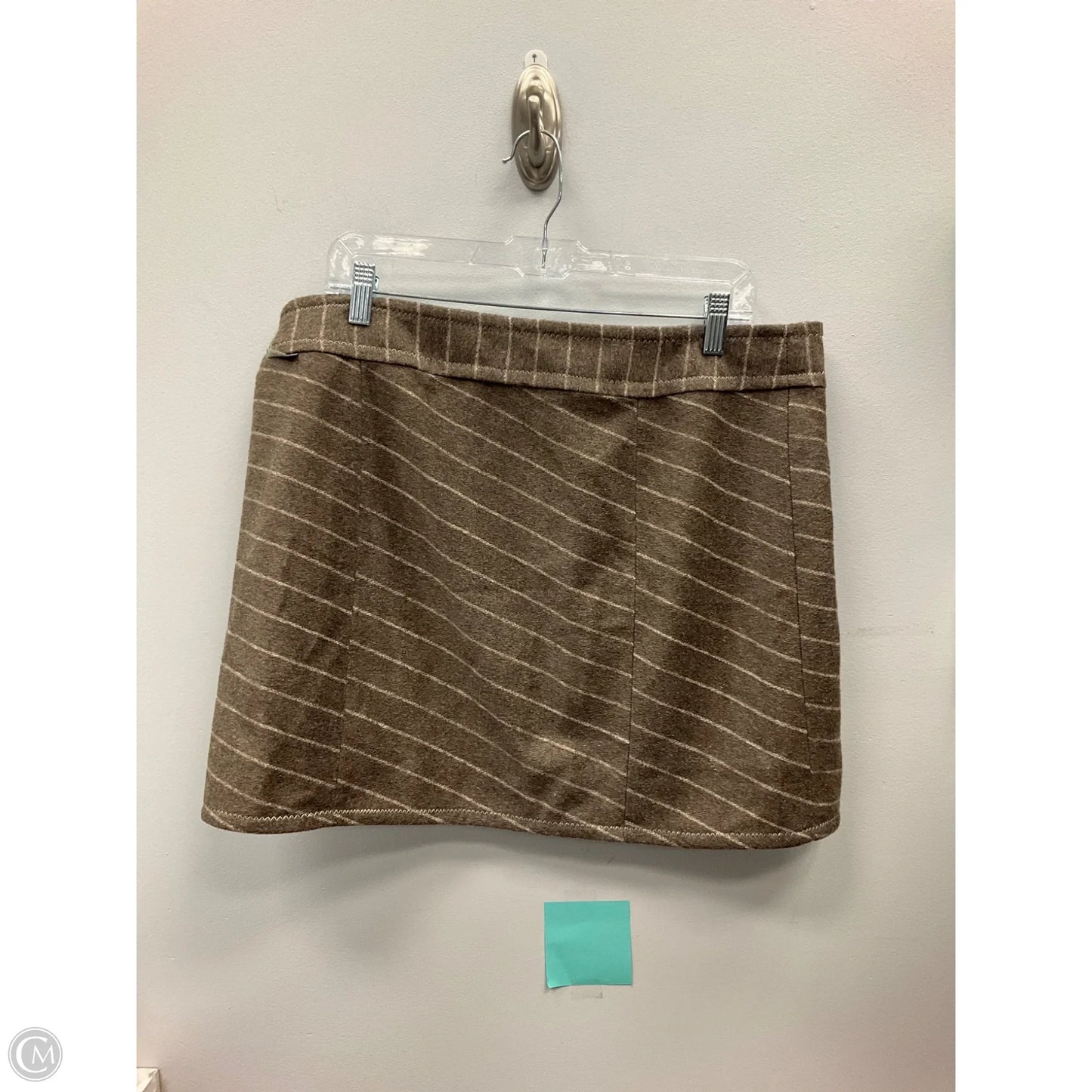 Skirt Mini & Short By Clothes Mentor In Tan & White, Size: 10