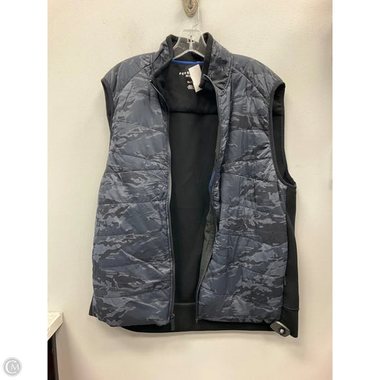 Vest Puffer & Quilted By Perry Ellis In Camouflage Print, Size: Xl