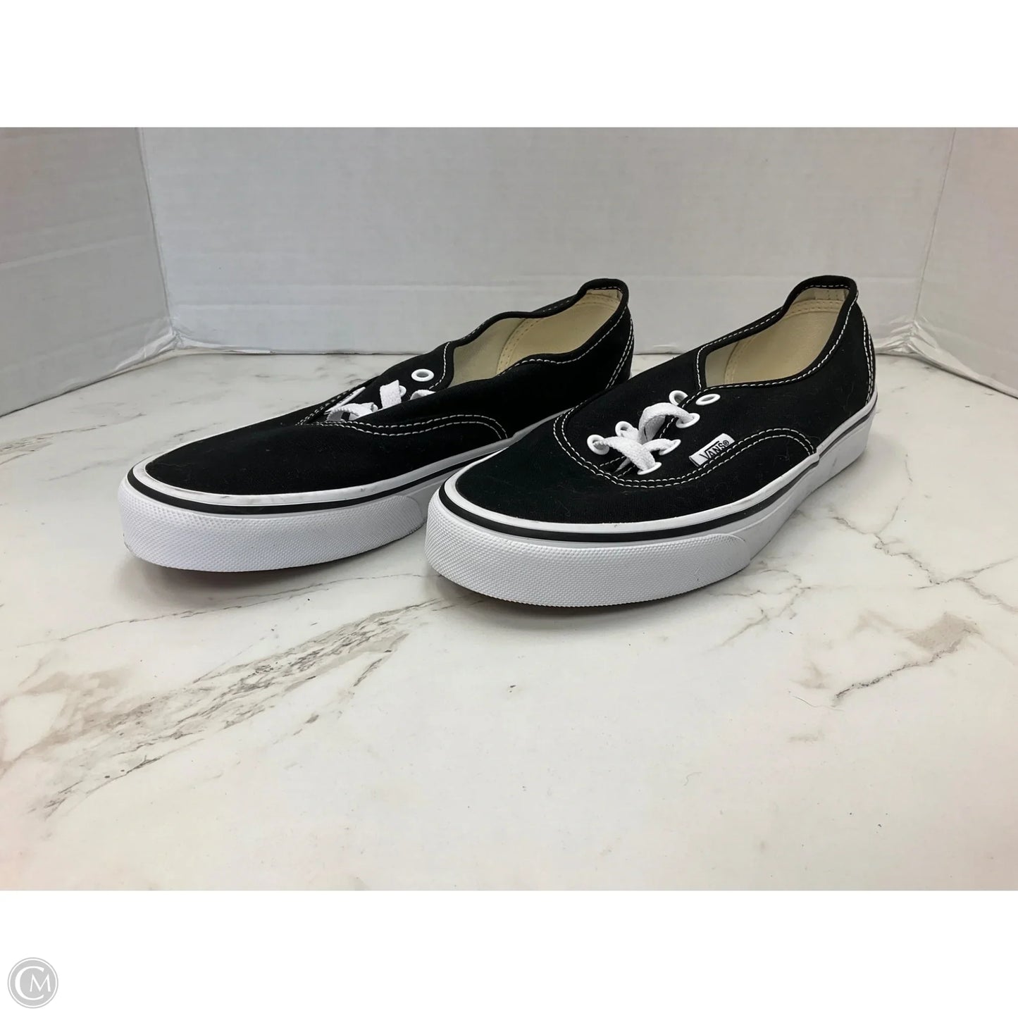 Shoes Athletic By Vans In Black, Size: 7.5