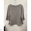 Top 3/4 Sleeve By J. Jill In Checkered Pattern, Size: Sp