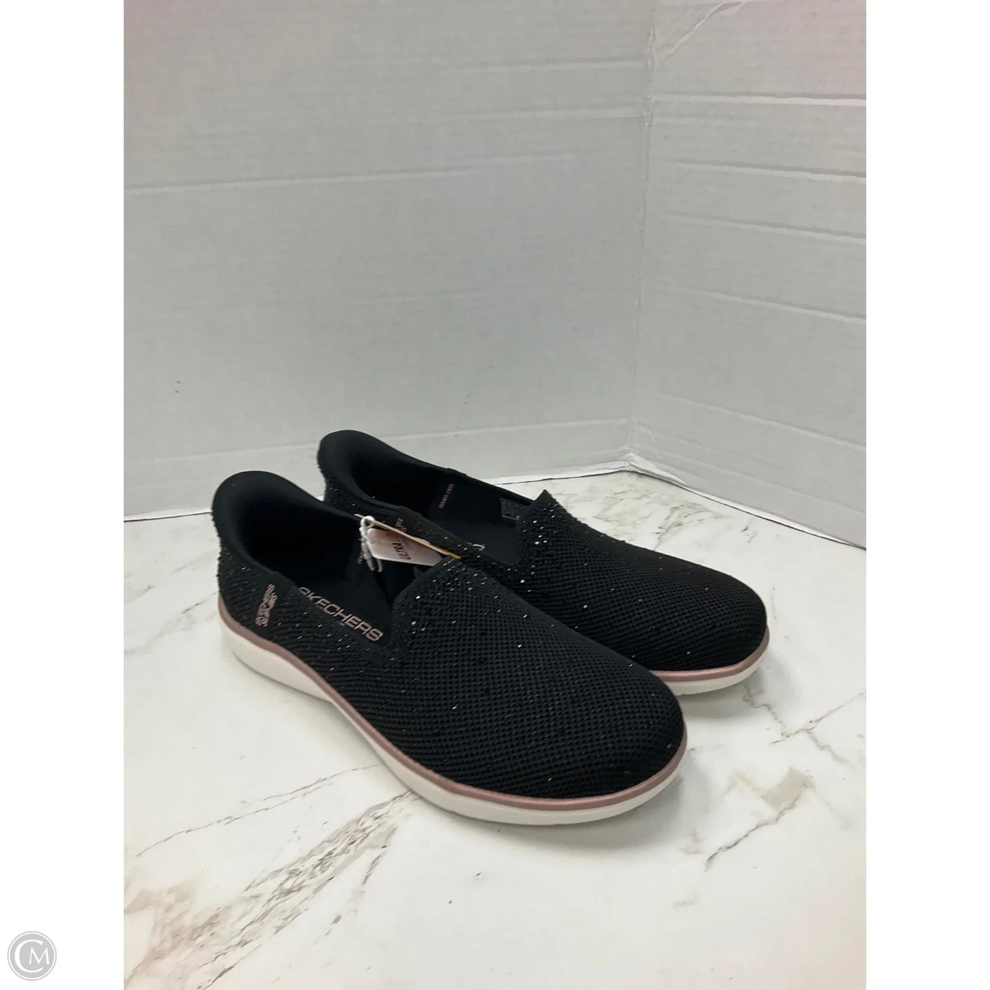Shoes Athletic By Skechers In Black, Size: 9